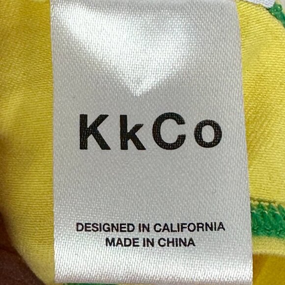 NEW KkCo Dag Thong Undies Green Yellow Size‎ Medium Stretch Cotton Garmentory - Picture 8 of 10